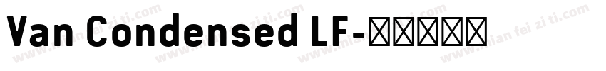 Van Condensed LF字体转换